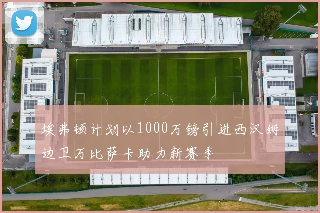埃弗顿计划以1000万镑引进西汉姆边卫万比萨卡助力新赛季